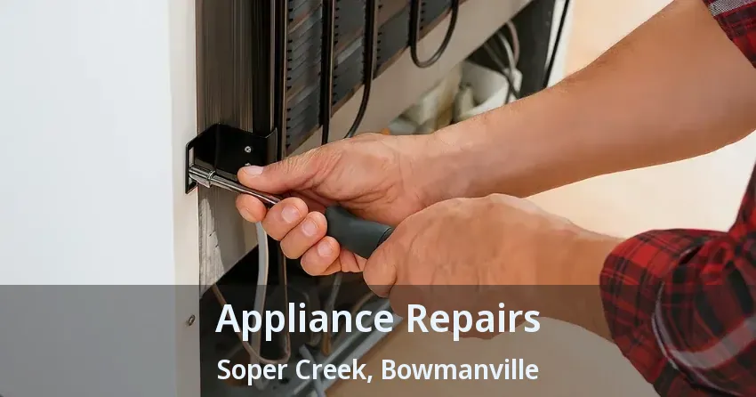 Appliance Repairs Soper Creek, Bowmanville - ON