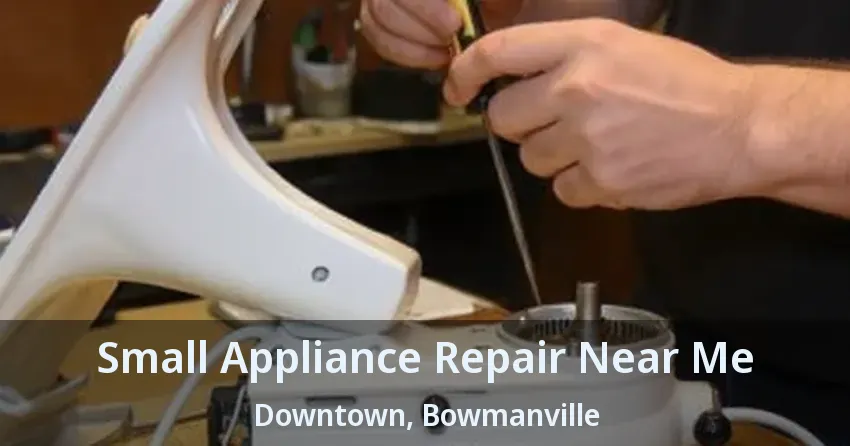 Small Appliance Repair Near Me Downtown, Bowmanville - ON